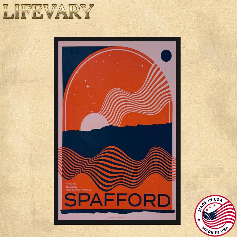 Spafford July 29 2025 Highland Park, IL Poster