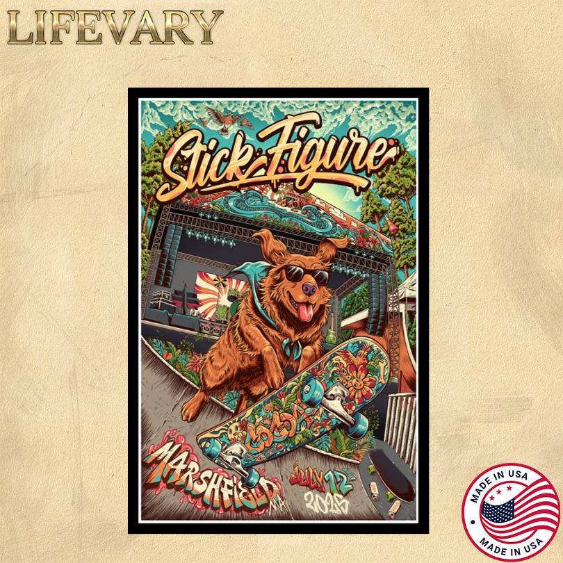 Stick Figure Poster – Levitate Music and Arts Fest 2025