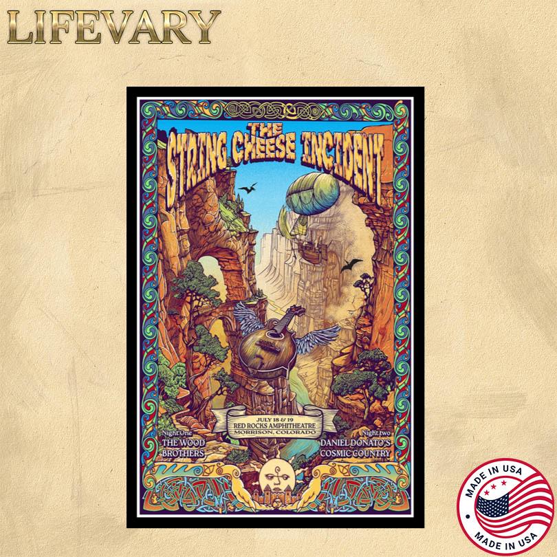 String Cheese Incident Show in Morrison CO July 18 19 2025 Poster
