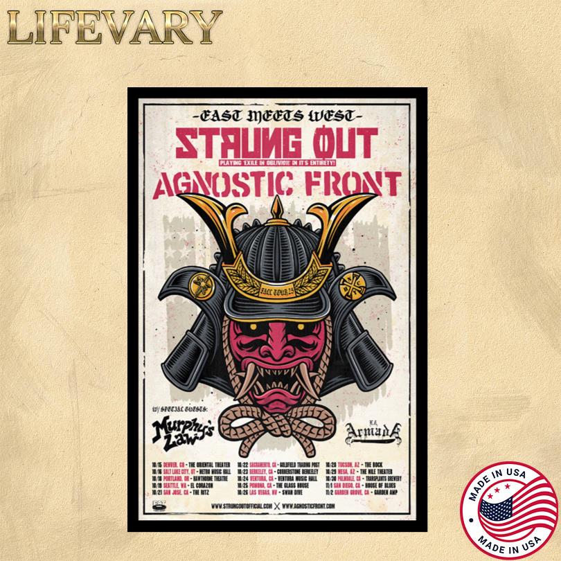 Strung Out Tour 2025 Poster