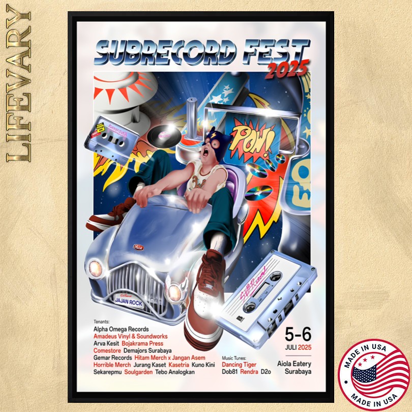 Subrecord Fest 2025 Tour Poster