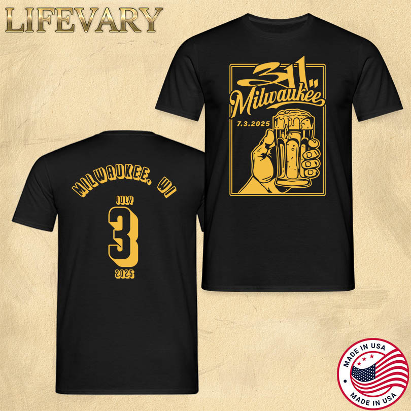 The 311 July 3 2025 Milwaukee WI Show T-Shirt