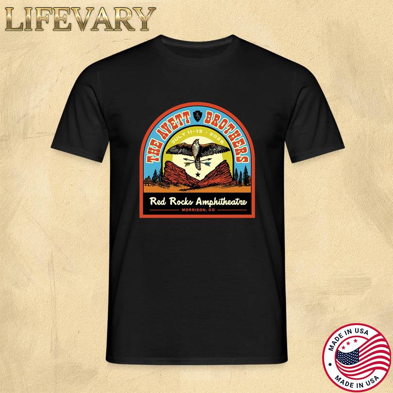 The Avett Brothers Shirt – Red Rocks Amphitheatre 2025 Concert