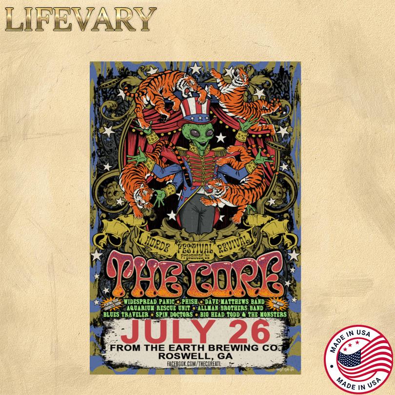 The Core Live Show July 26 2025 Roswell GA Poster
