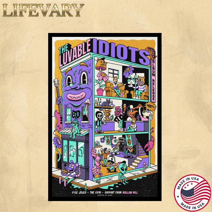 The Luvable Idiots Sep 12 2025 The 8x10. Baltimore, MD Poster