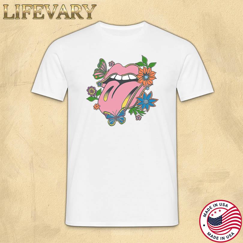 The Rolling Stones Flower Tongue Shirt