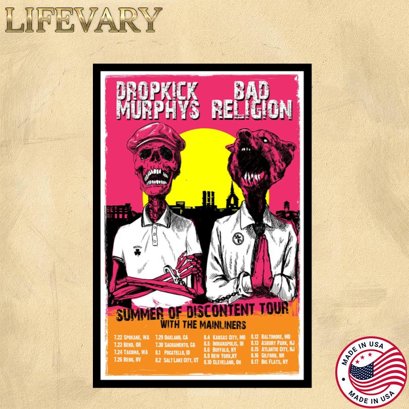 The Summer of Discontent Tour 2025 Poster
