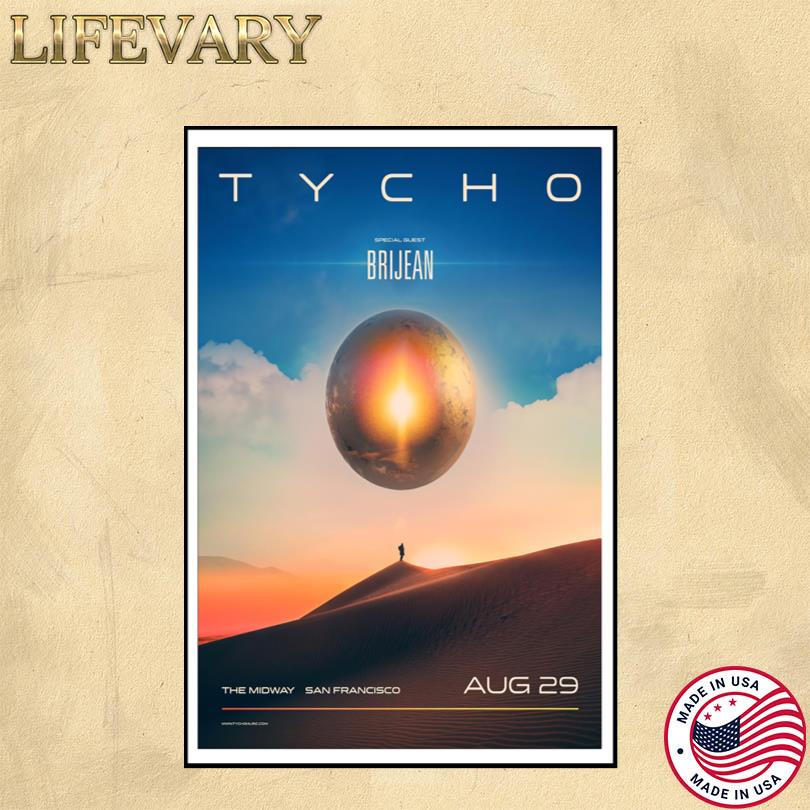 Tycho Tour Poster – SF CA – Aug 29 2025