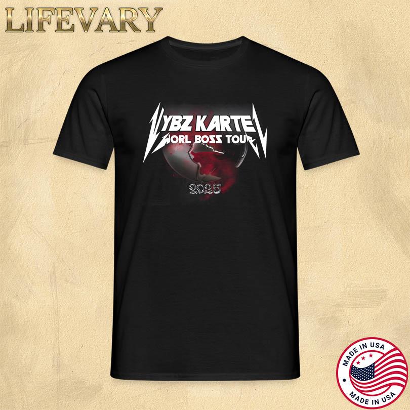 Vybz Kartel Worl Boss Tour 25 Shirt