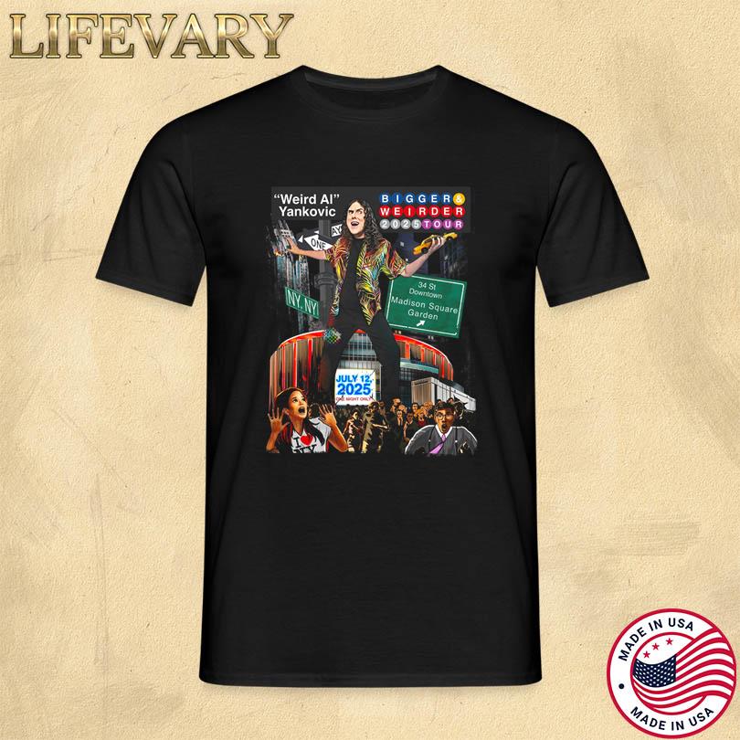Weird Al Yankovic Shirt – Live at Madison Square Garden NY 2025