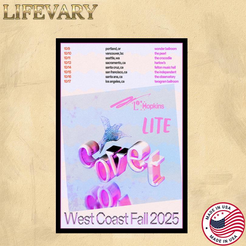 West Coast Fall Tour October 2025 Poster