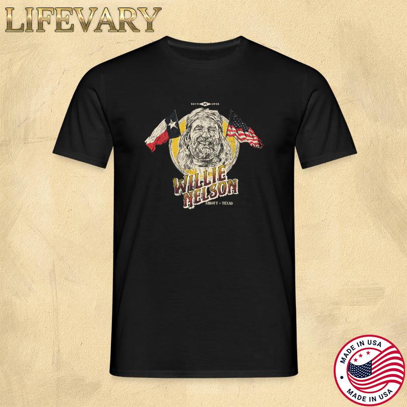 Willie Nelson Flag Portrait Shirt