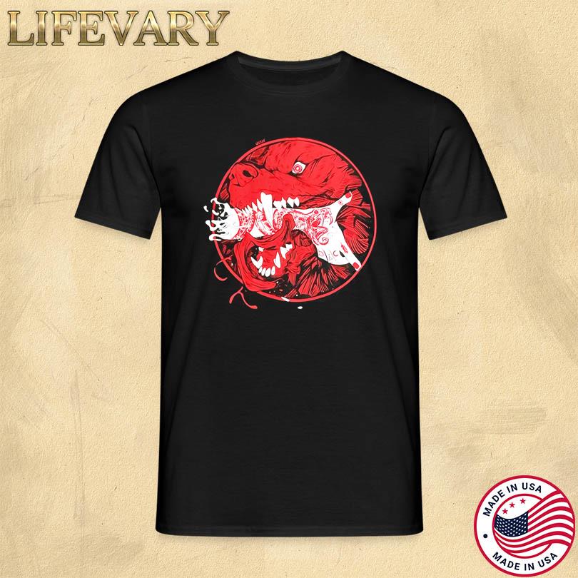 WolfSkullJack Hand That Feeds Tee