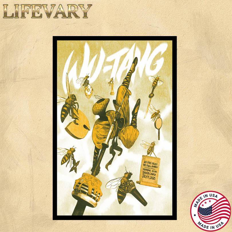 Wu-Tang Clan Live Event Poster – July 14 2025 Toronto, ON
