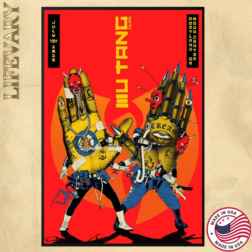 Wu-Tang Portland, OR Jul 1 2025 Event Poster
