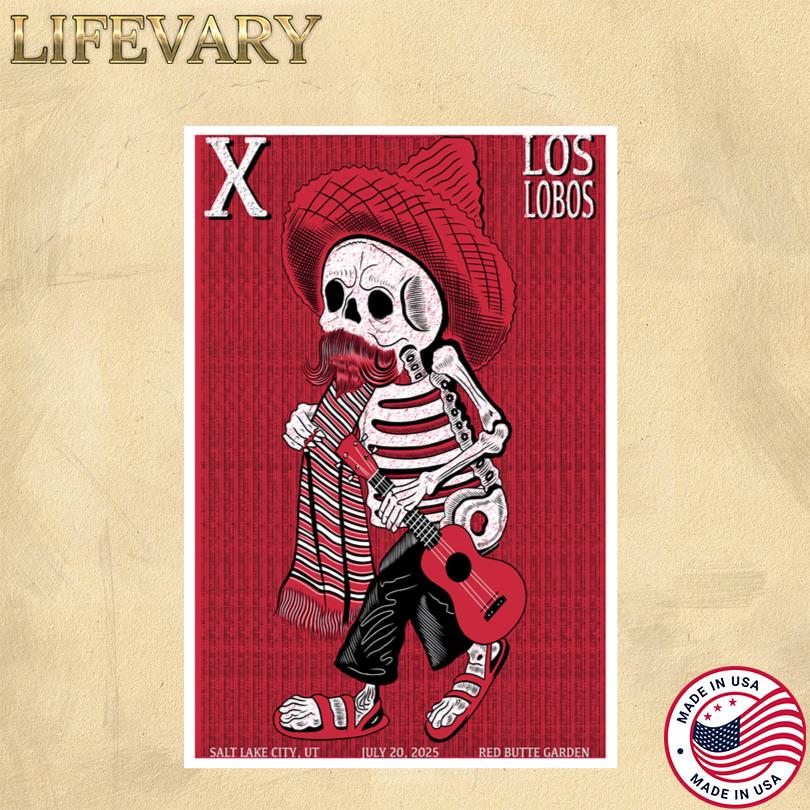 X The Band Show in Salt Lake City UT Red Butte Garden July 20 2025 Poster