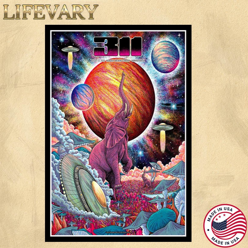 311 August 27 2025 Avondale Brewing Co Birmingham, AL Tour Poster