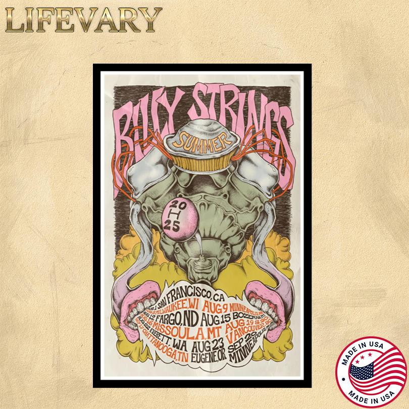 Billy Srings Summer Tour 2025 Poster
