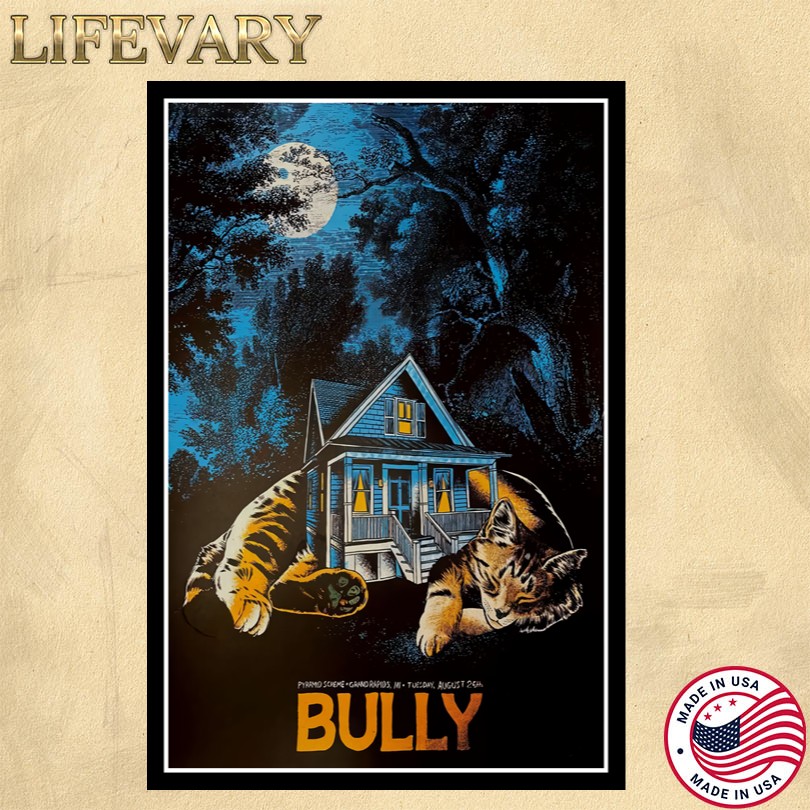 Bully Band Aug 22, 2025 Grand Rapids, MI Tour Poster