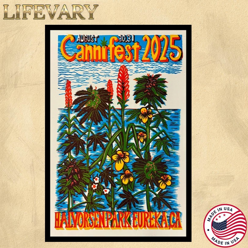 Cannifest Aug 30 31 2025 Halvorsen Park Eureka CA Tour Poster