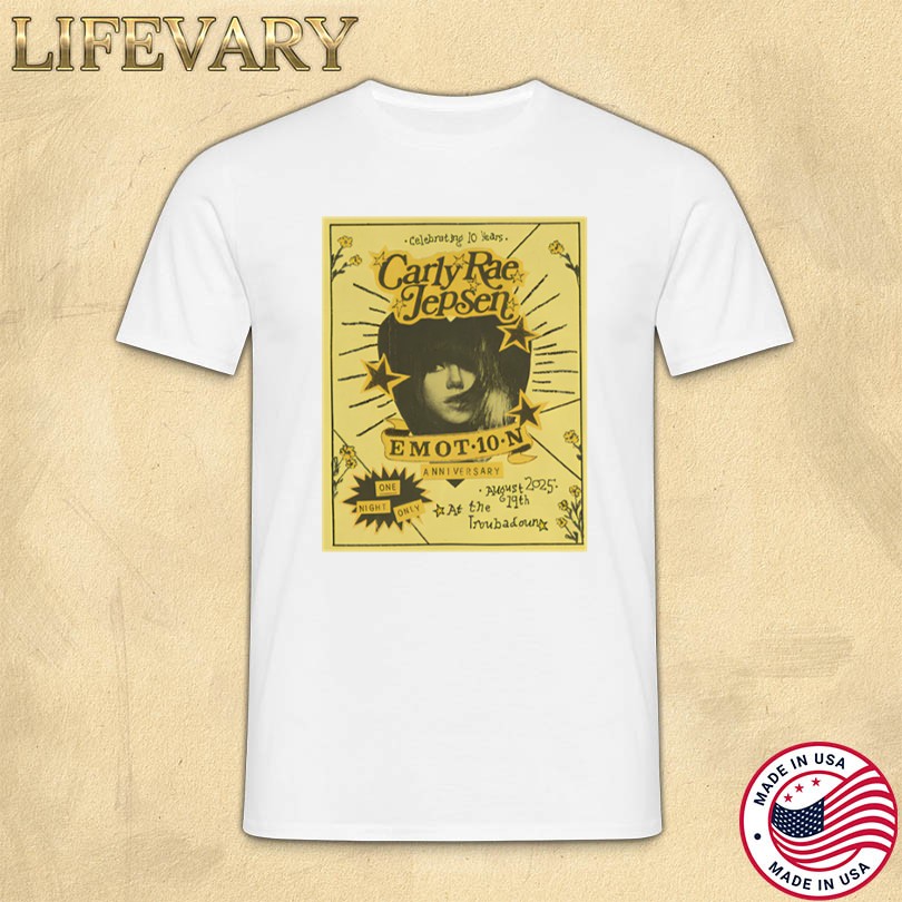 Carly Rae Jepsen Emotion One Night Only T-shirt