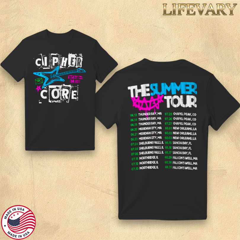 CIPHER CORE BAND The Summer Tour Tee