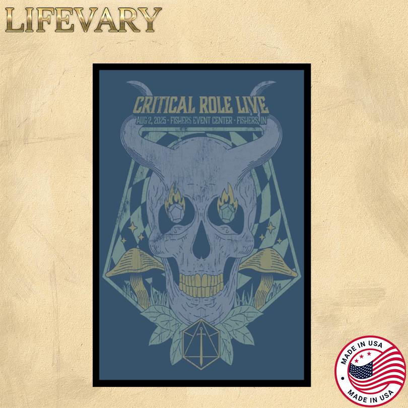 Critical Role August 2 2025 Fishers Event Center Show Poster