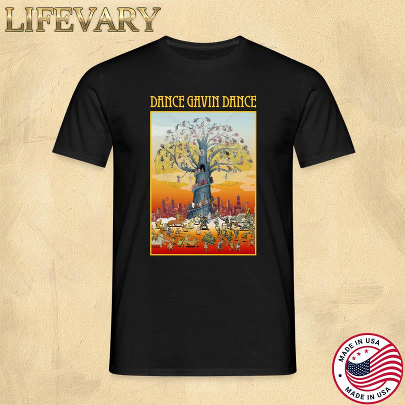 Dance Gavin Dance Collage Black T-shirt
