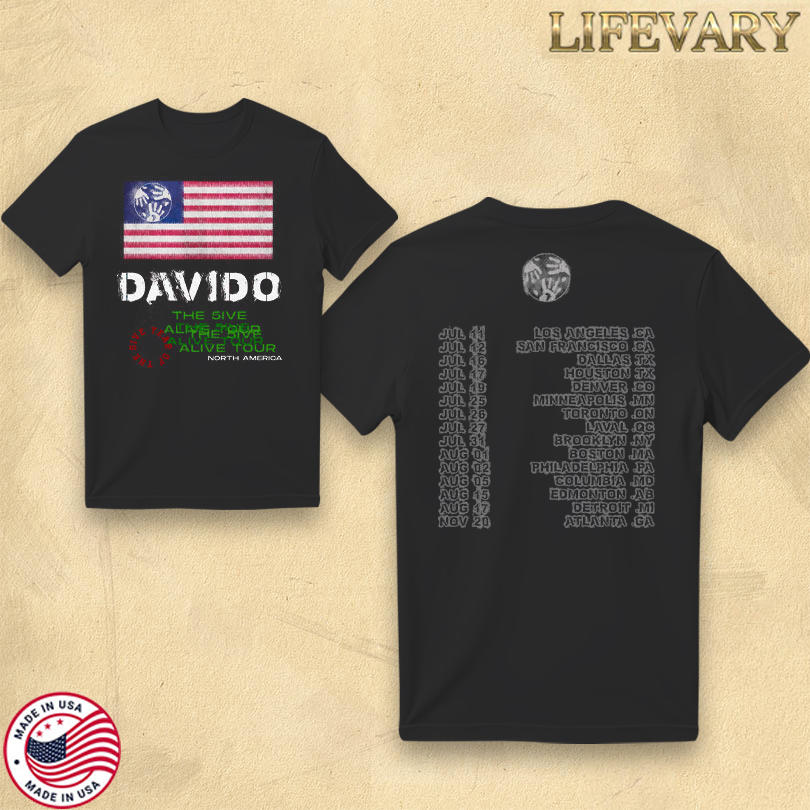 Davido Northamerica Tour 2025 Merch