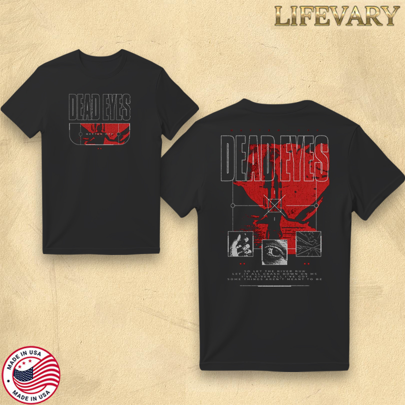 Dead Eyes Black Hole Heart T Shirt