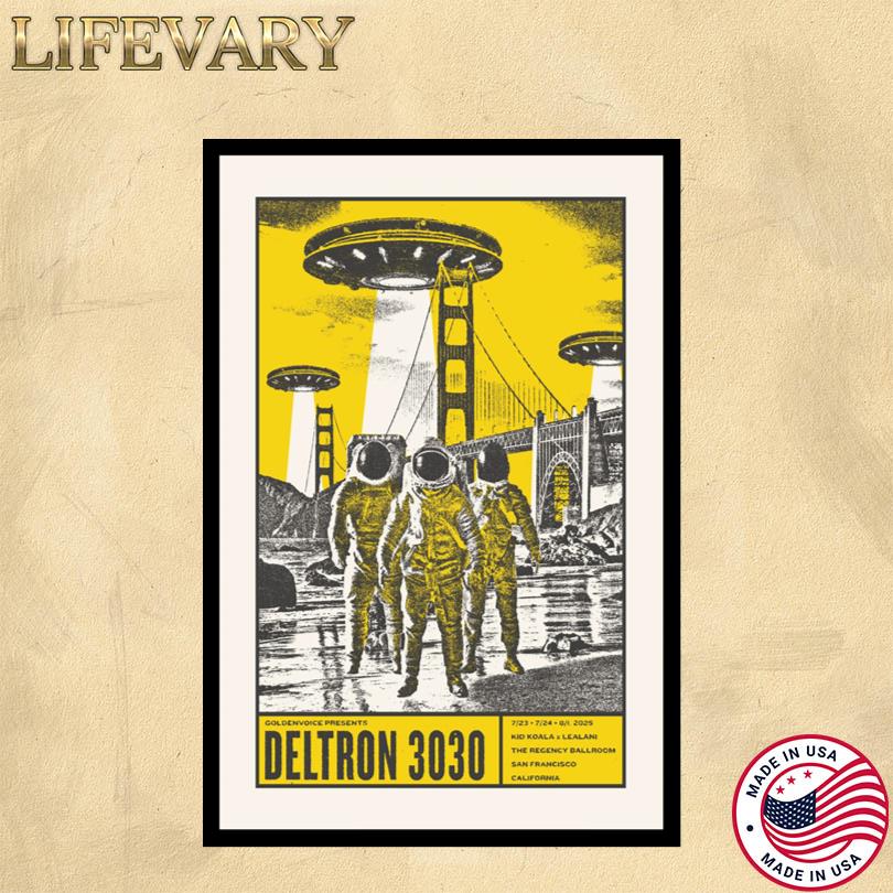 Deltron 3030 2025 Event Poster The Regency Ballroom SF