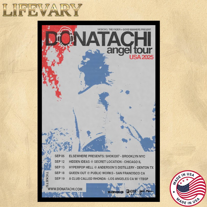 Donatachi Angel 2025 Tour USA Poster