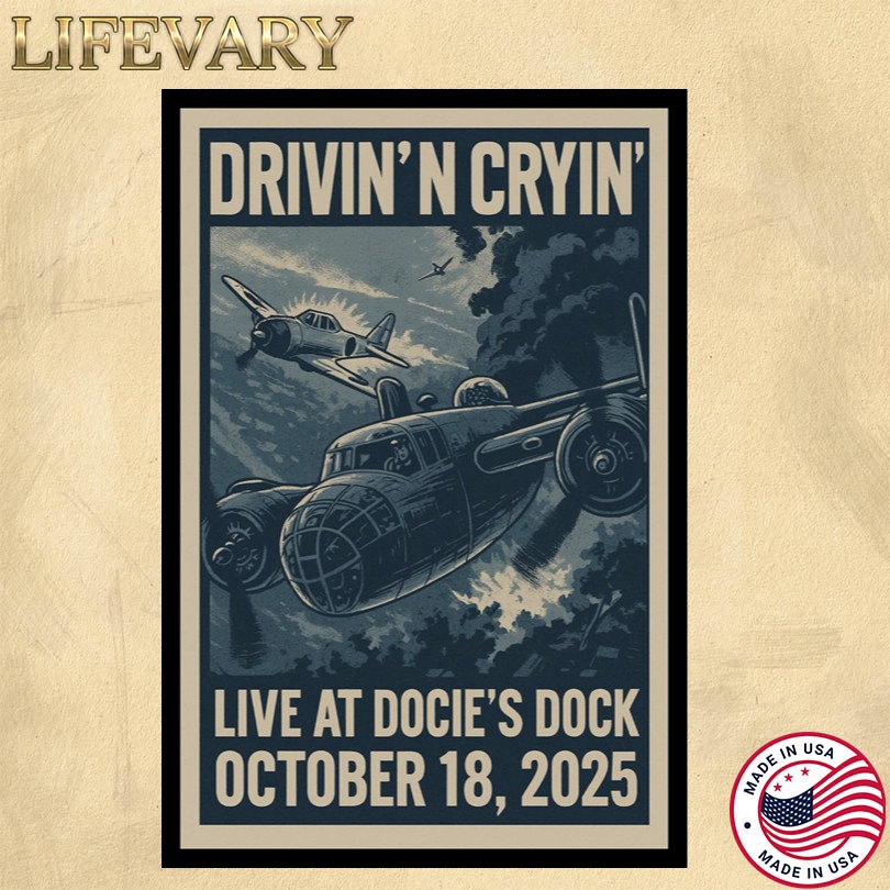 Drivin N Cryin Oct 18 2025 Live At Docie Dock Tour Poster