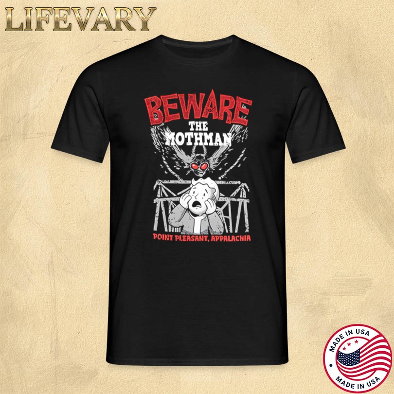 Fallout Beware The Mothman T-shirt
