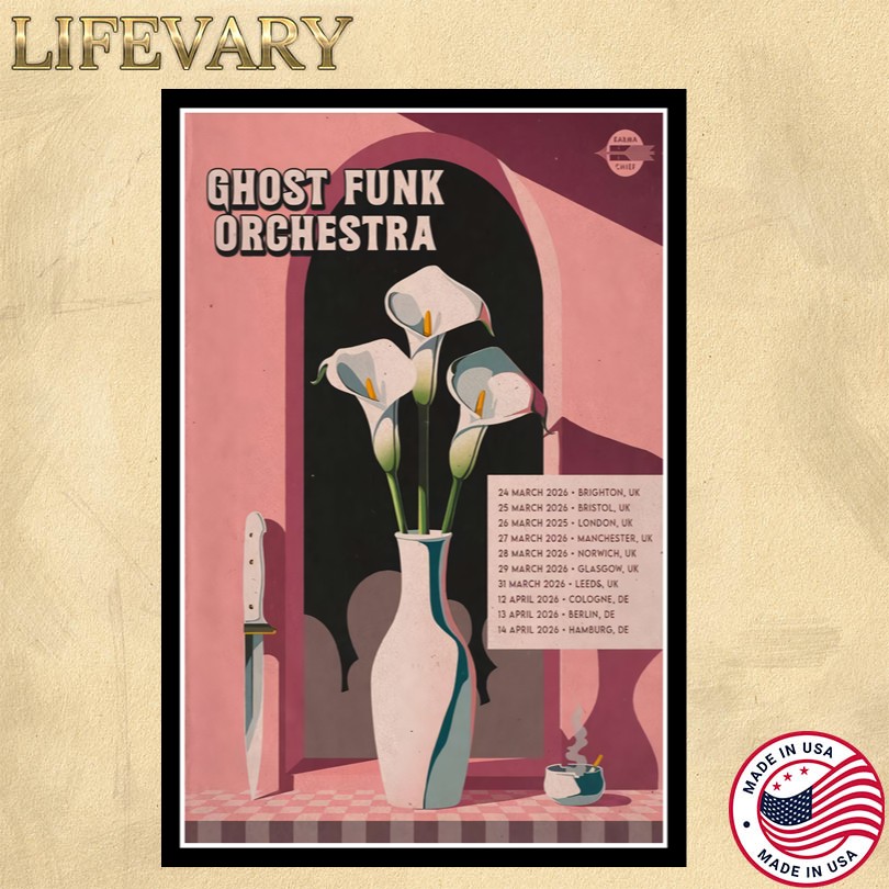 Ghost Funk Orchestra 2026 March Tour Poster