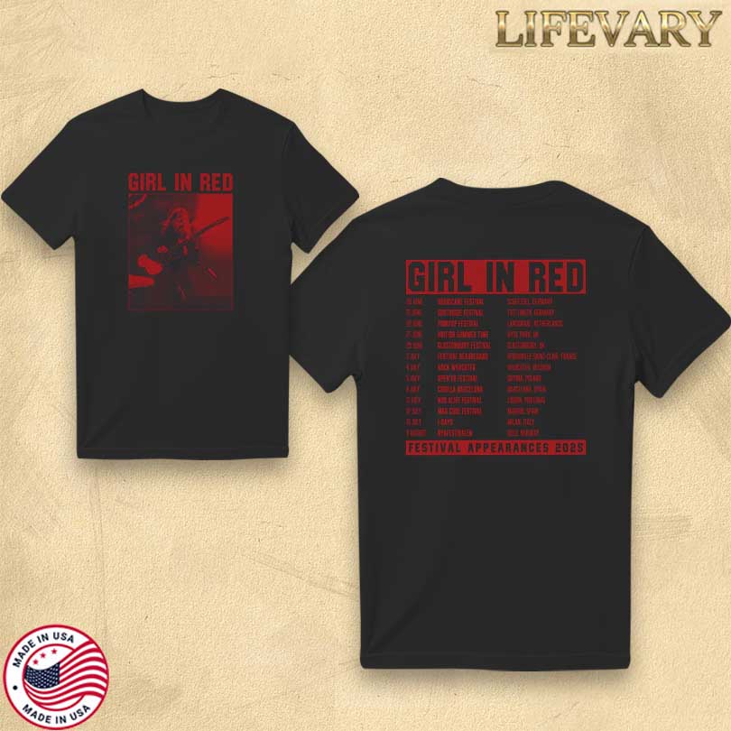 Girl In Red Live Summer Photo Dates T-shirt