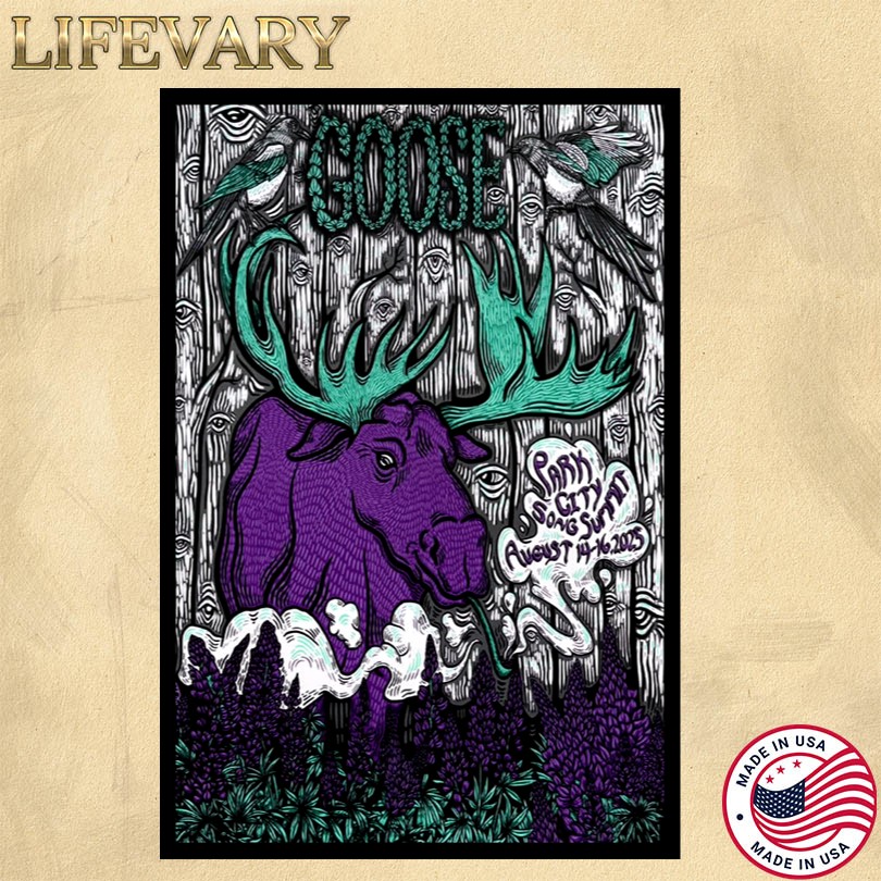 Goose August 14-16 2025 Park City Song Summit Park City, UT Poster