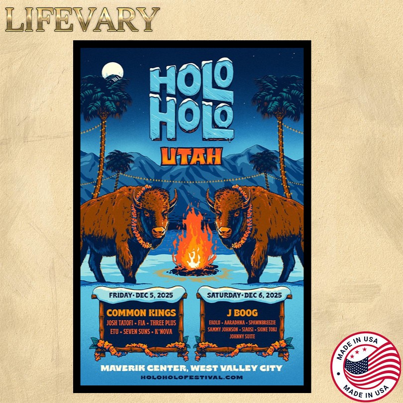 Holo Holo Music Festival Dec 5 6 2025 Utah Tour Poster
