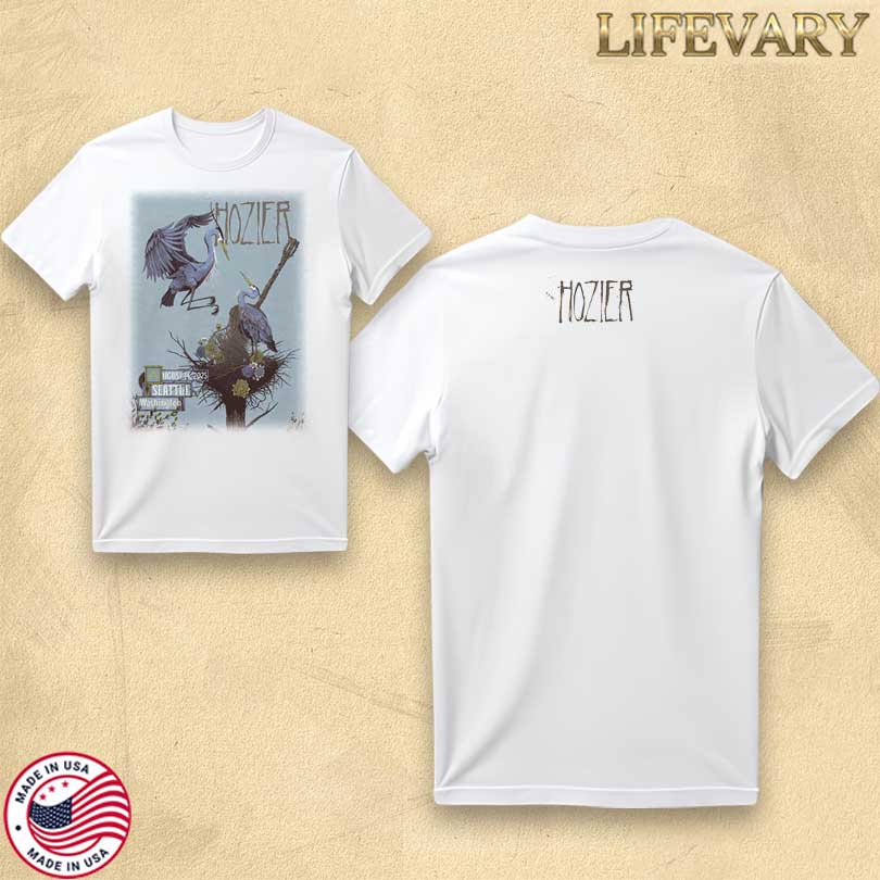 Hozier Seattle August 14 Show T-shirt