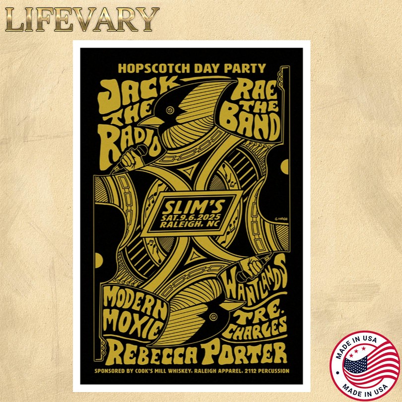 Jack The Radio Sept 6 2025 Slims Downtown Raleigh NC Poster