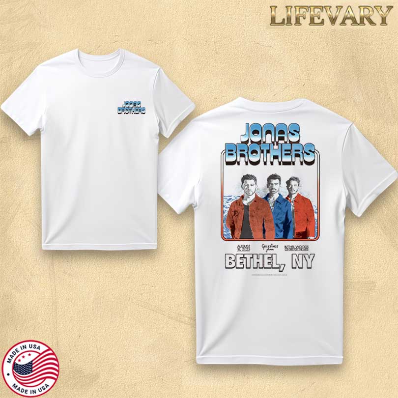 Jonas Brothers Aug 18 2025 Bethel NY Event Tee