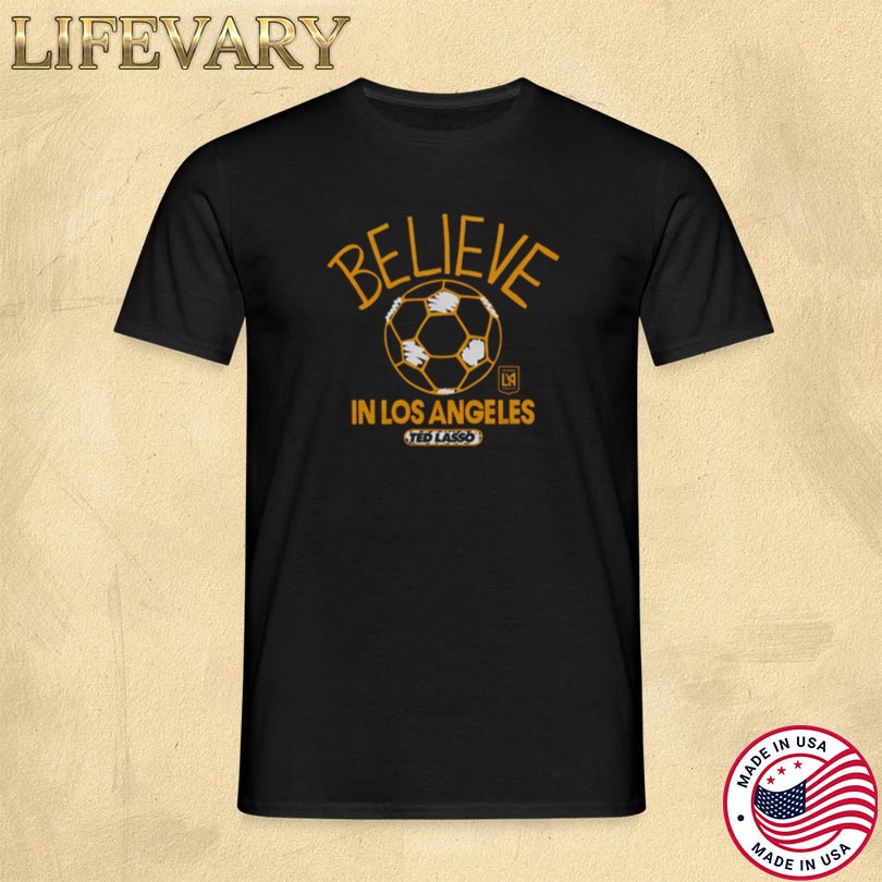 LAFC Homage Charcoal MLS x Ted Lasso Believe T-Shirt