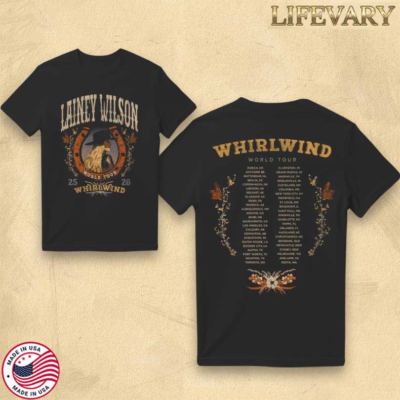 Lainey Wilson Whirlwind World Tour Horseshoe 2026 Merch