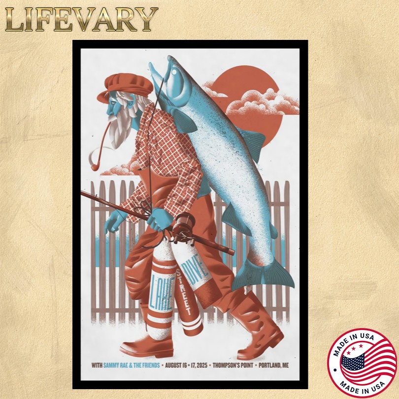Lake Street Dive 08-17-2025 Thompson\'s Point Portland, ME Tour Poster