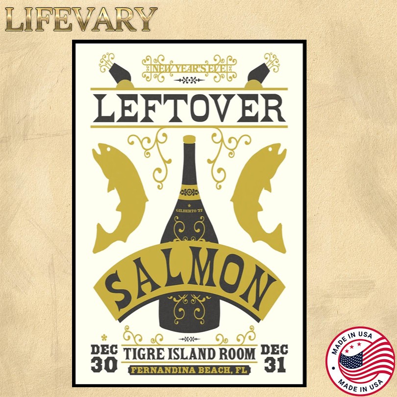 Leftover Salmon Dec 30-31 2025 Fernandina Beach FL Tour Poster
