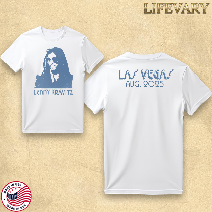 Lenny Kravitz Las Vegas August 2025 Shirt