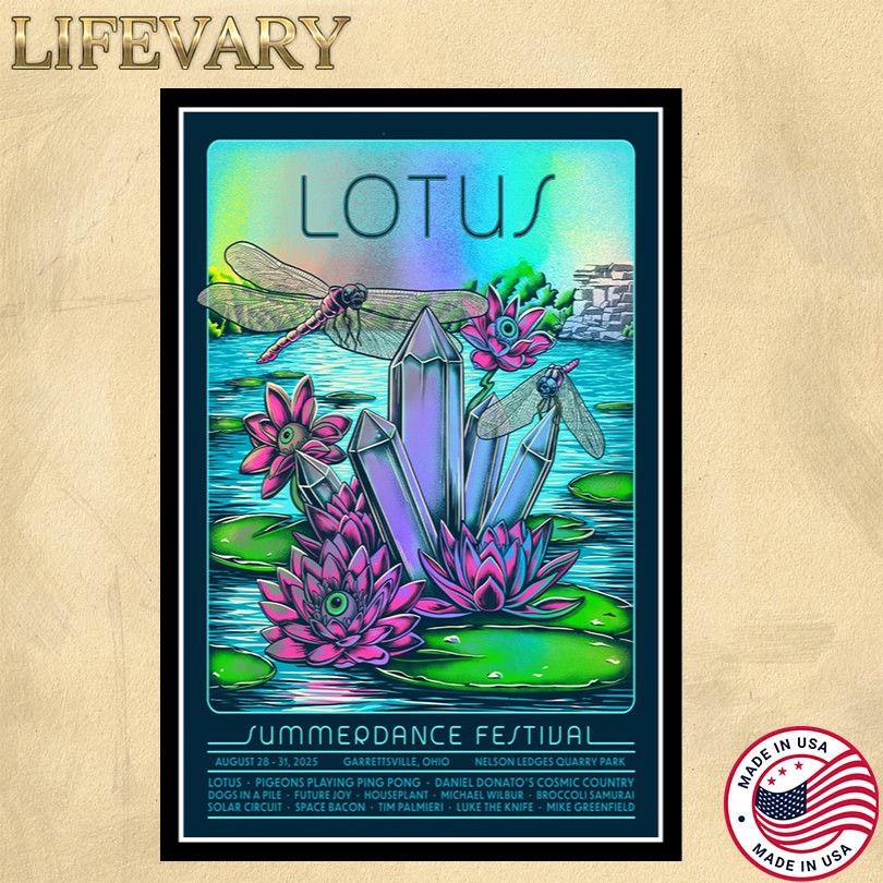 Lotus August 28-31 2025 Garrettsville, OH Poster