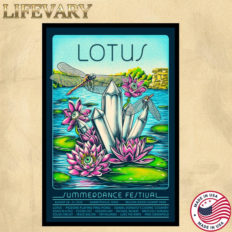 Lotus Summerdance Festival August 28-31 2025 Poster