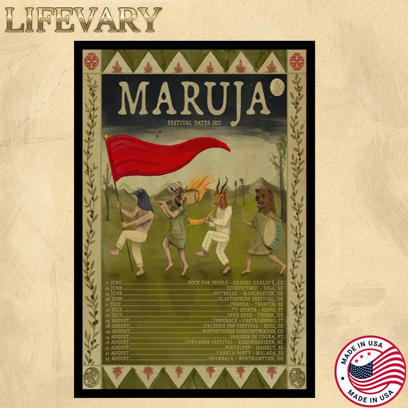 Maruja Festival Dates 2025 Tour Poster