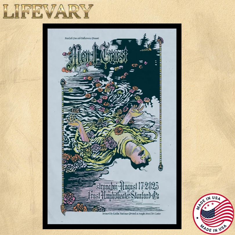 Men I Trust Aug 17, 2025 Frost Amphitheatre Stanford, CA Poster